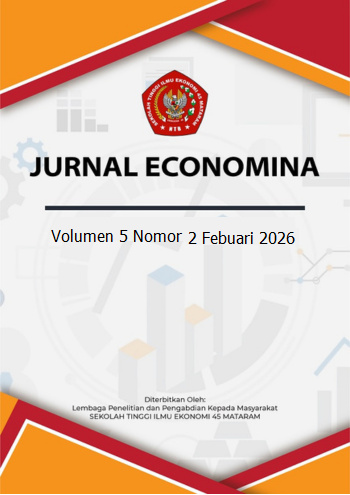 					View Vol. 5 No. 2 (2026): JURNAL ECONOMINA, Febuari 2026
				