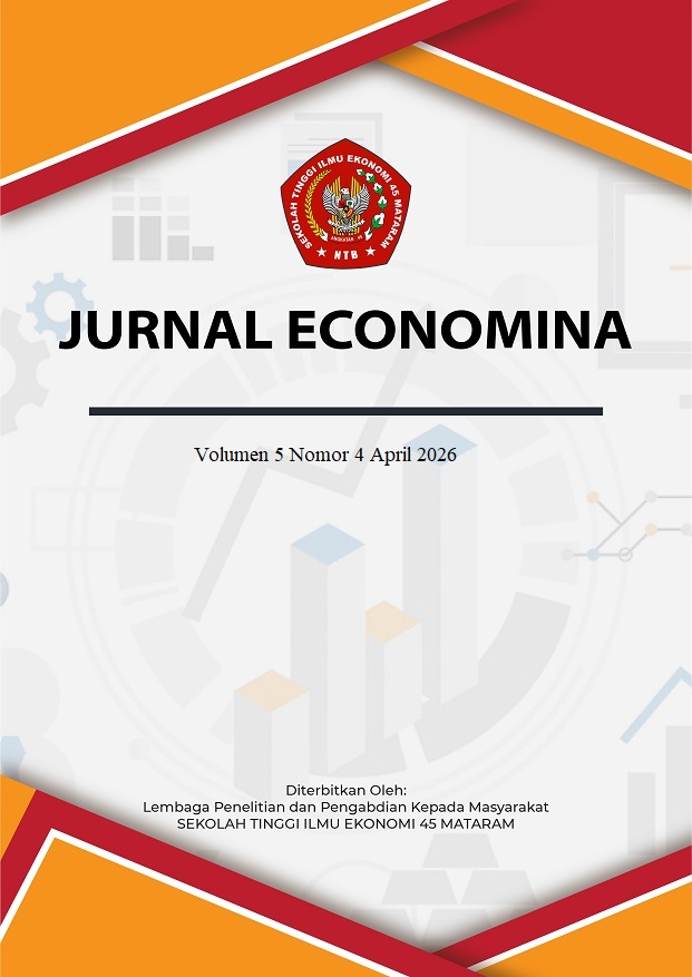 					View Vol. 5 No. 4 (2026): JURNAL ECONOMINA, April 2026
				