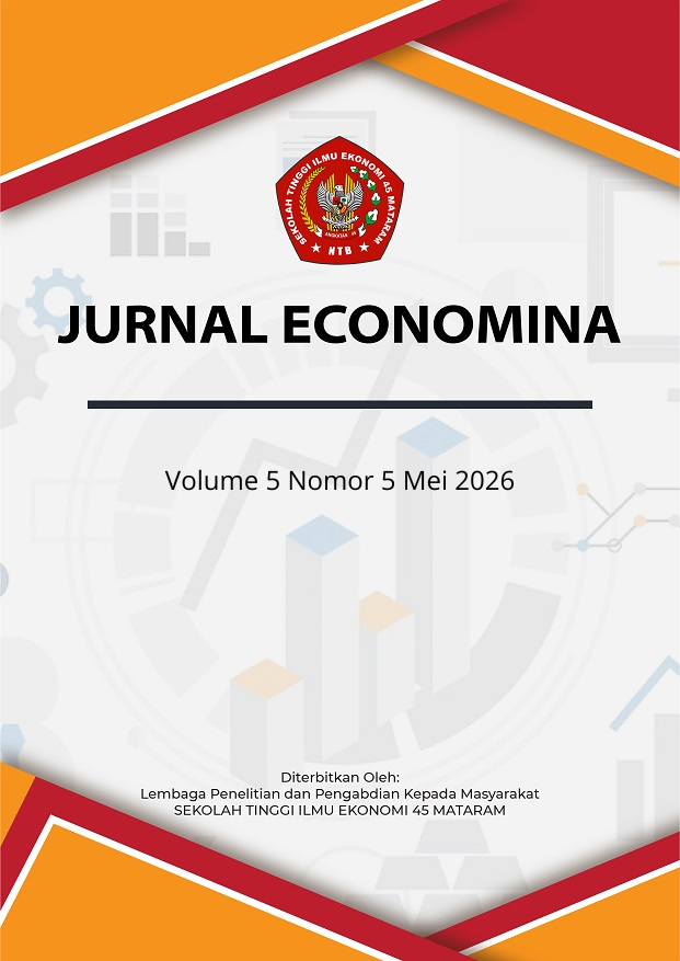 					View Vol. 5 No. 5 (2026): JURNAL ECONOMINA, Mei 2026
				