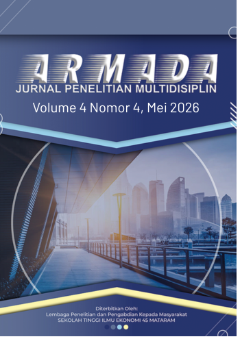 					View Vol. 4 No. 5 (2026): ARMADA : Jurnal Penelitian Multidisplin,  Mei 2026
				