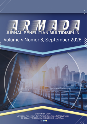 					View Vol. 4 No. 9 (2026): ARMADA : Jurnal Penelitian Multidisplin, September 2026
				